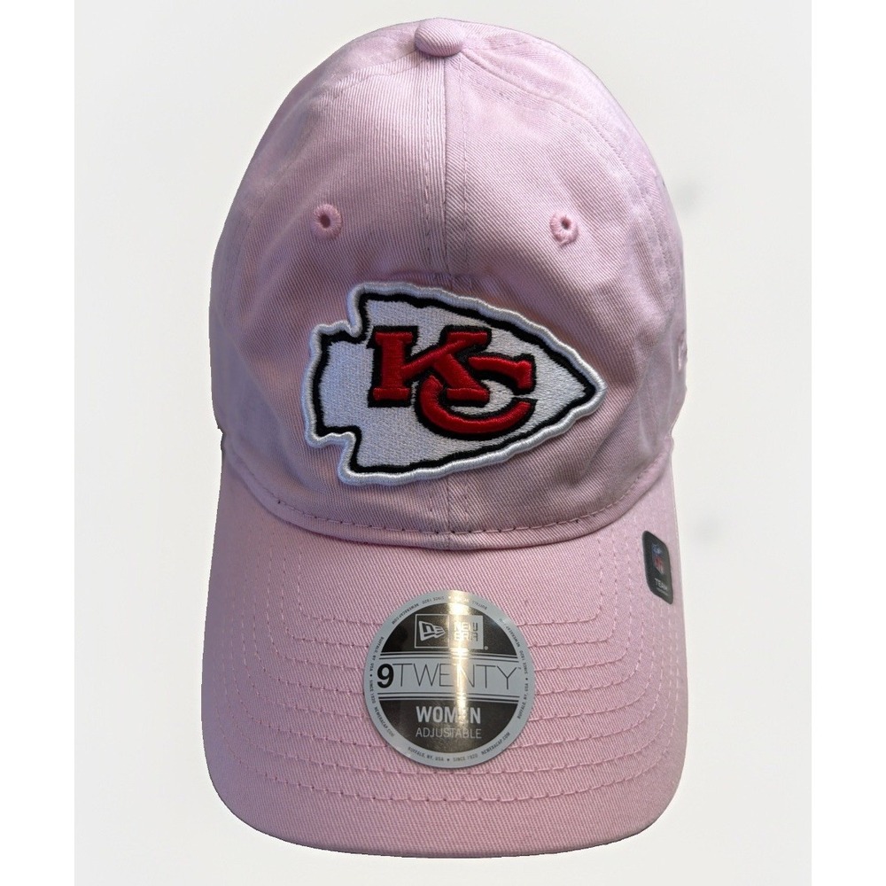 New Era Kansas City Chiefs‎ NFL 9TWENTY Women's Adjustable Cap Hat Pink/White